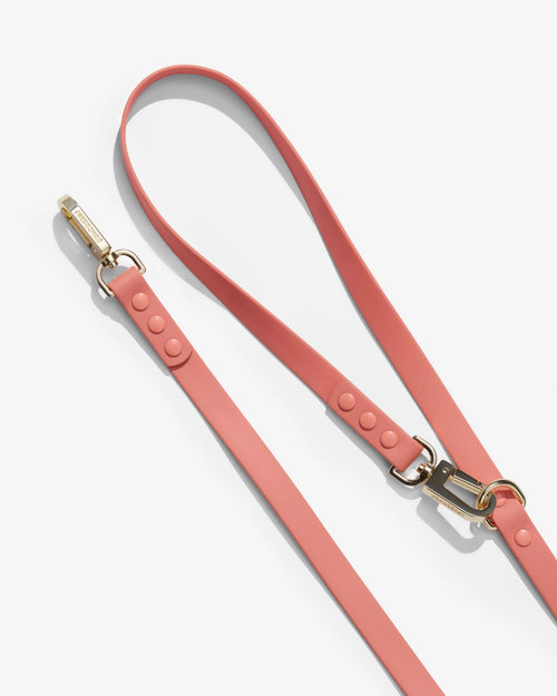 3-Way Hands-Free Leash + Collar Set — Coral Pink image 0