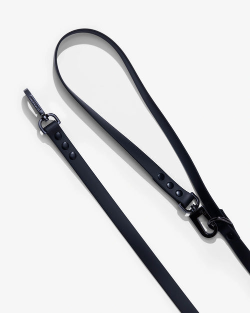 3-Way Hands-Free Leash + Collar Set — Obsidian Black