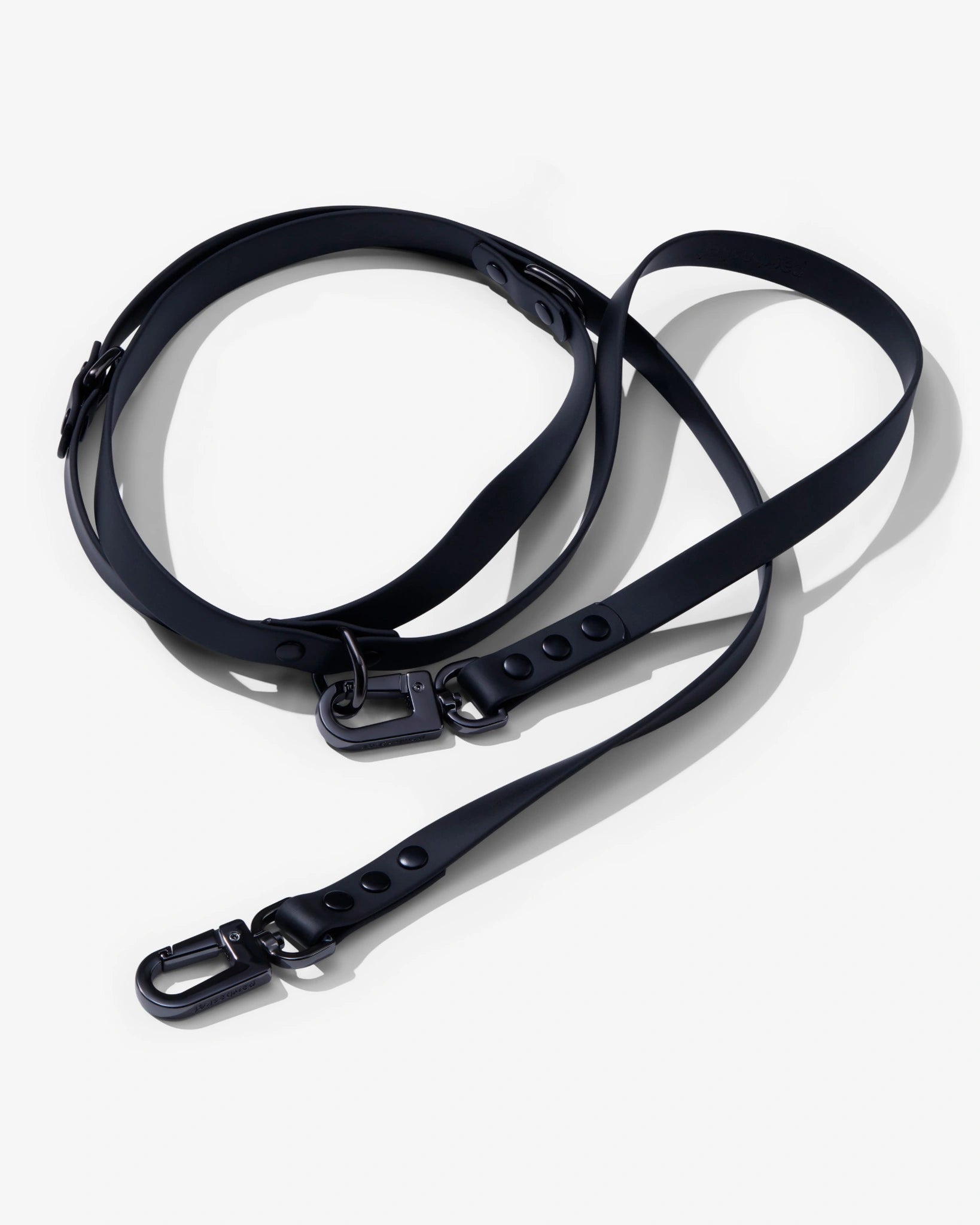 3-Way Hands-Free Leash + Collar Set — Obsidian Black image 2