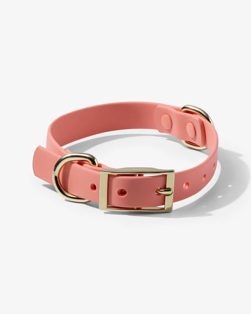Coral Pink Waterproof Collar