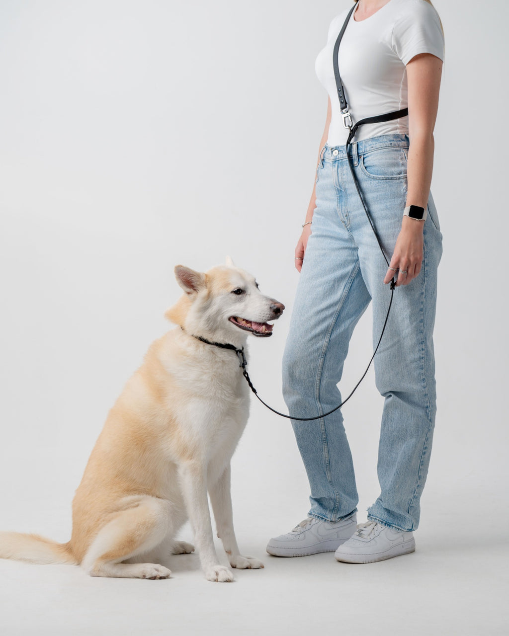 Obsidian Black 3-in-1 Hands-Free Convertible Leash