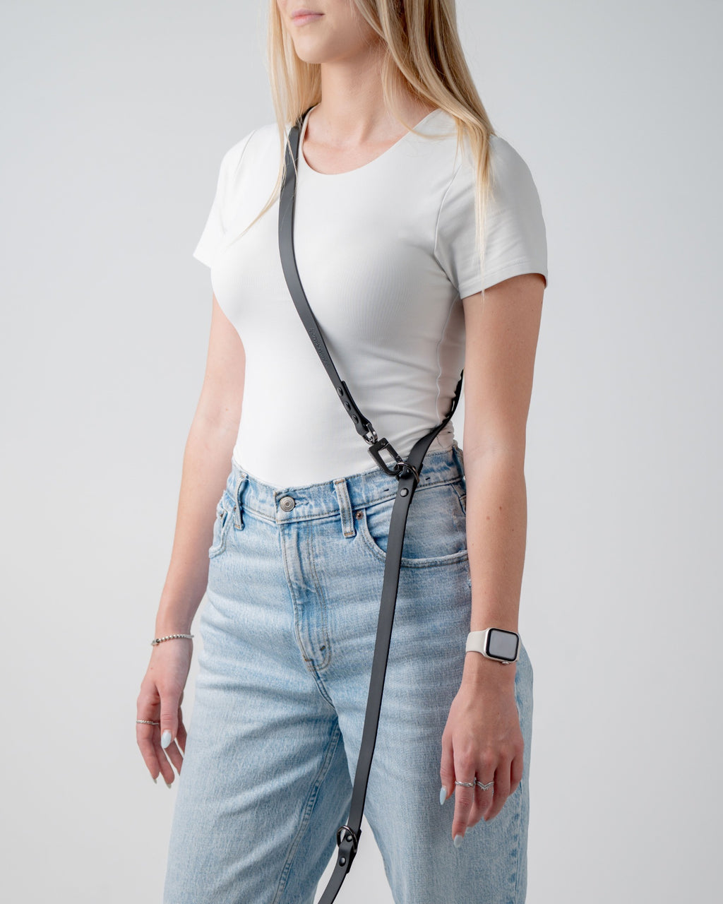 Obsidian Black 3-in-1 Hands-Free Convertible Leash