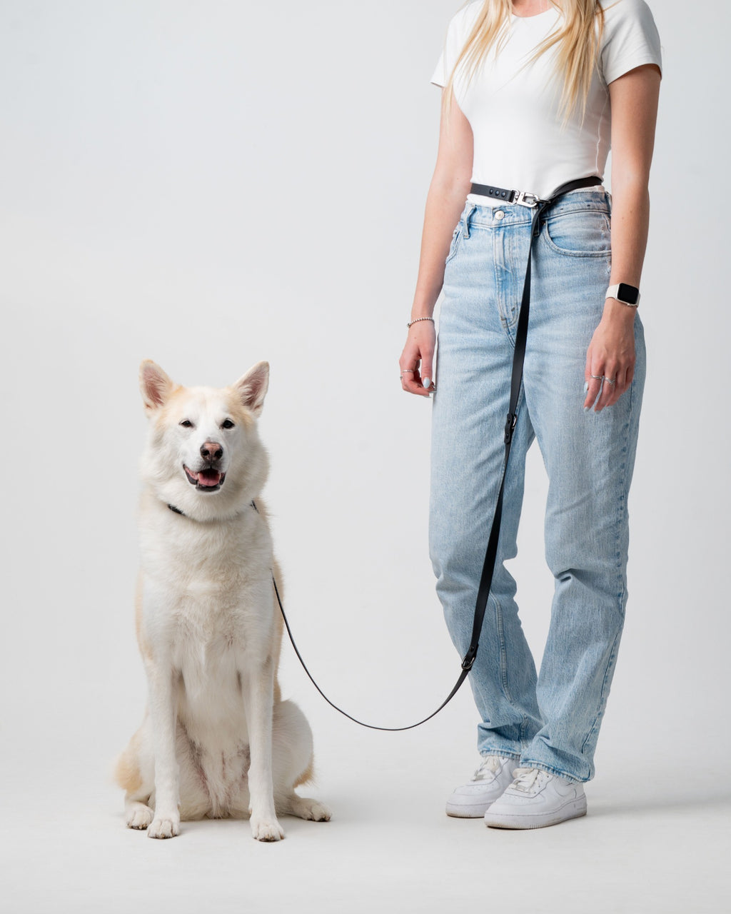Obsidian Black 3-in-1 Hands-Free Convertible Leash
