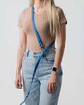 3-Way Hands-Free Leash + Collar Set — Ocean Blue