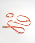 3-Way Hands-Free Leash + Collar Set — Coral Pink