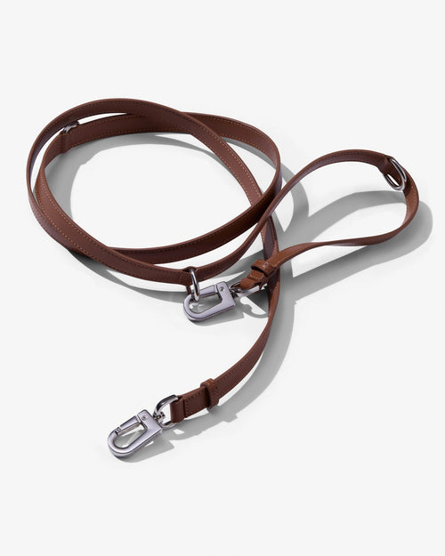 Chestnut Brown Walk Set — Microfibre Leather