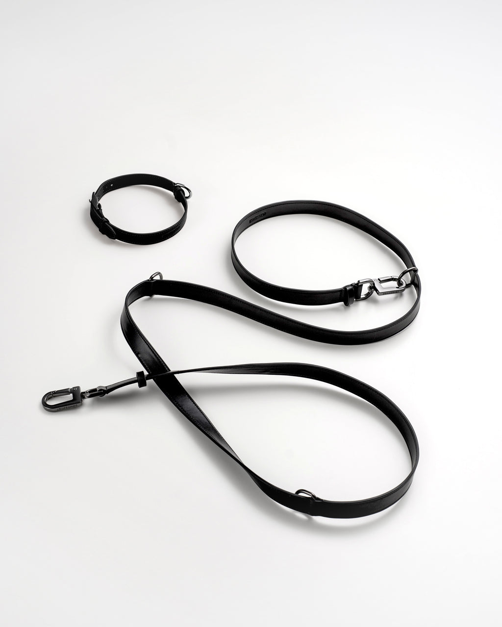 Obsidian Black Walk Set — Microfibre Leather