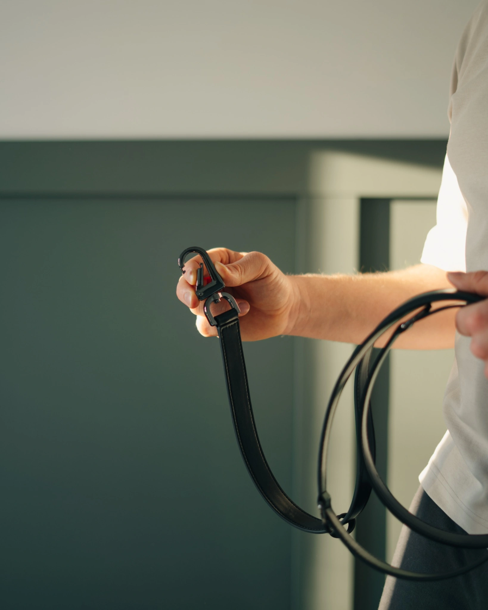 Obsidian Black Walk Set — Microfibre Leather