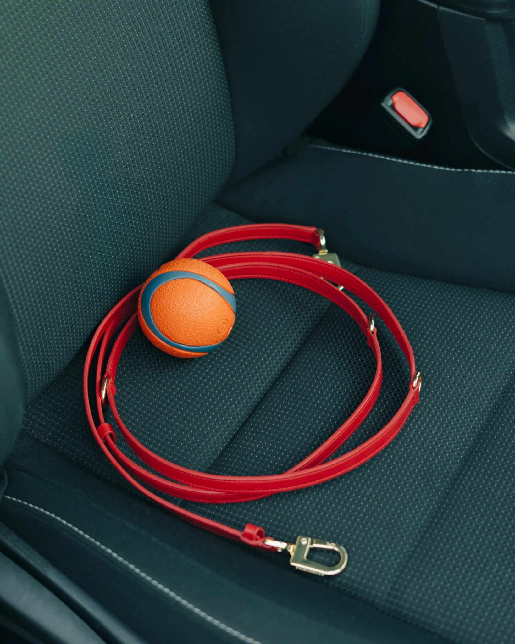 Crimson Red Walk Set — Microfibre Leather